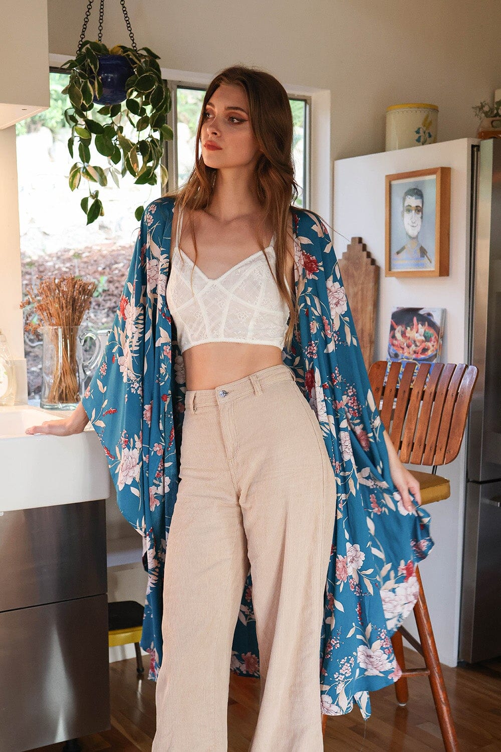 Butterfly sleeve Kimono